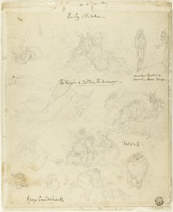 Primi schizzi per Falstaff, Sogno di una notte di mezza estate da George Cruikshank