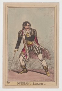 Edmund Kean come Riccardo III da George Cruikshank