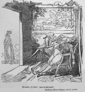 Puzzava - O Signore! Come puzzava!, c1820 da George Cruikshank