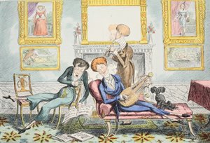 Colibrì o Un trio elegante da George Cruikshank