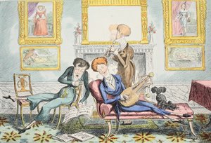 Colibrì o Un trio elegante da George Cruikshank