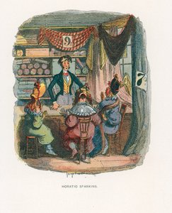 Illustrazione per Sketches by Boz da George Cruikshank