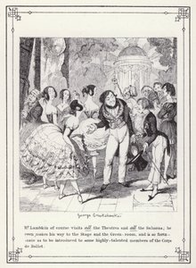 Illustrazione per Il Libro del Celibe, o Il Progresso di Mr Lambkin (Gent) (incisione)
