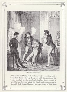 Illustrazione per Il Libro del Celibe, o Il Progresso di Mr Lambkin (Gent) (incisione)
