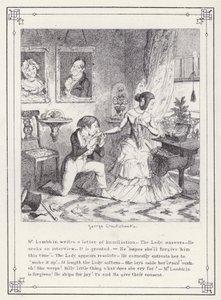 Illustrazione per Il libro del celibe, o Il progresso del signor Lambkin (Gent)