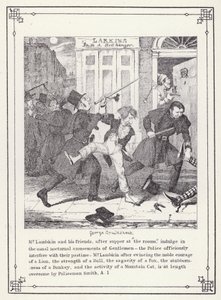 Illustrazione per Il libro del celibe, o Il progresso del signor Lambkin (Gent) da George Cruikshank