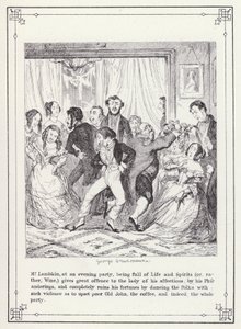 Illustrazione per The Bachelor’s Own Book, o The Progress of Mr Lambkin (Gent) da George Cruikshank