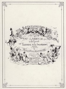 Illustrazione per The Bachelor’s Own Book, o The Progress of Mr Lambkin (Gent)