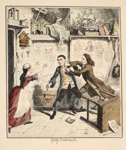 Jack Sheppard mostra un carattere vendicativo, illustrazione da Jack Sheppard: A Romance di William Harrison Ainsworth, pubblicato nel 1839