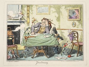 Gelosia, pub. 1835 da George Cruikshank