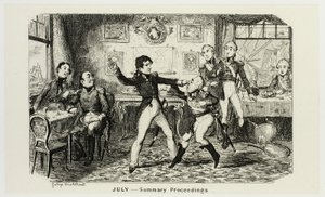 Luglio - Atti sommari dalle acqueforti di George Cruikshank a The Comic Almanacks: 1835-1853 da George Cruikshank