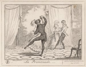 La Passeggiata da George Cruikshank
