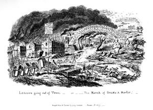 Londra che esce dalla città - o La Marcia dei Mattoni e della Malta, 1829