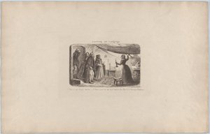 Alla ricerca di alloggi, 1851 da George Cruikshank