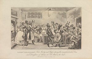 La Vita Più Bassa a Londra... da George Cruikshank