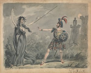 Macbeth e la Strega da George Cruikshank