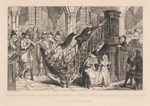 Il signor Holdenough interrotto nella sua vocazione da George Cruikshank