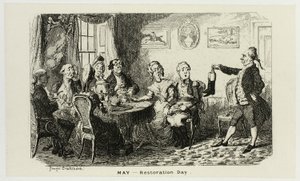 Maggio - Giornata di restauro dalle acqueforti di George Cruikshank a The Comic Almanacks: 1835-1853 da George Cruikshank