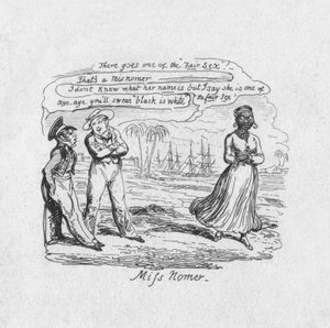 Miss Nomer, 1829 da George Cruikshank