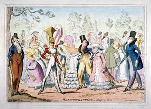 Mostruosità del 1819 e 1820, 1835 da George Cruikshank