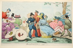 Mostruosità del 1825 e 6, pub. 1835 da George Cruikshank