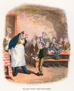 Oliver chiede ancora, illustrazione per 