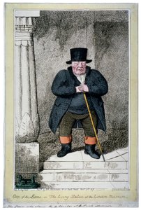 Uno dei leoni - o la statua vivente al Museo di Londra