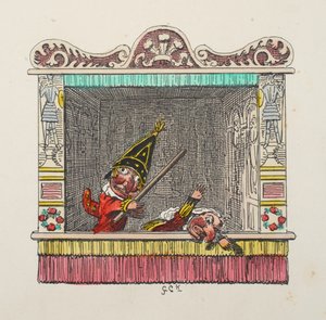 Punch e Judy da Punch e Judy, pub. 1827