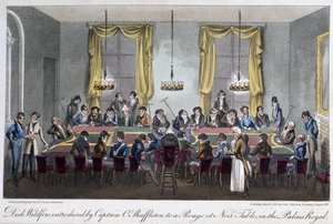 Tavolo da gioco al Palais Royal - in “Life in Paris” da George Cruikshank