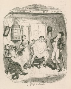 Il negozio del barbiere da George Cruikshank