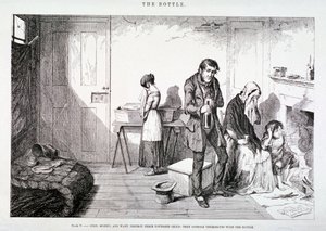 La Bottiglia, 1847 da George Cruikshank