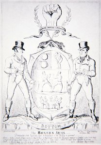 Le braccia del pugile, dedicato al Pugilistic Club, agli amatori e agli appassionati in generale, pubblicato da G. Humphrey, Londra 1891