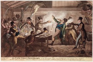 I cospiratori di Cato Street, pub. da G. Humphrey, 9 marzo 1820 da George Cruikshank