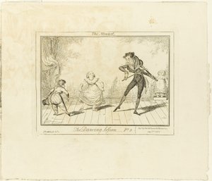 La lezione di danza, Parte 2: Il minuetto da George Cruikshank