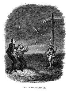 Il tamburino morto, 1840 da George Cruikshank