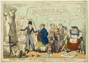I marmi di Elgin! da George Cruikshank