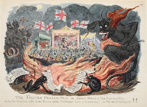 La padella dei demoni o il festival annuale della follia e del vizio, pub. 1832