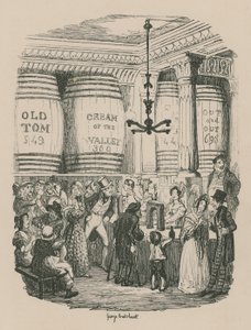 Il negozio di gin da George Cruikshank
