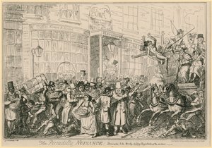Il fastidio di Piccadilly: dedicato ai degni magistrati attivi del distretto da George Cruikshank