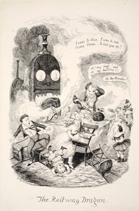 Il drago ferroviario da George Cruikshank