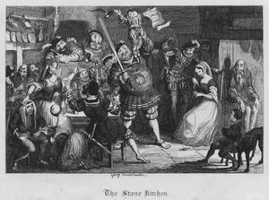 La cucina di pietra (incisione)