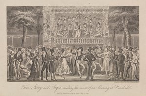 Tom, Jerry e Logic che si godono la serata... da George Cruikshank
