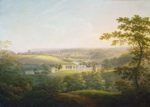 Abbazia di Easby, vicino a Richmond da George Cuitt the Younger