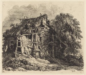 Capanna gallese a Machynllaeth da George Cuitt the Younger