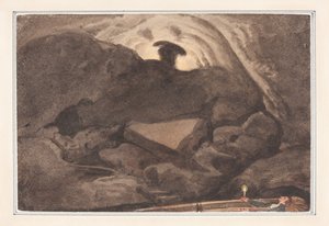 Scena in una Grotta da George Cumberland