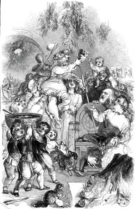 Portare il Natale - disegnato da William Harvey da George Dalziel
