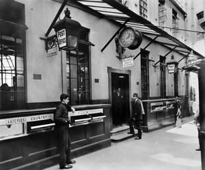 Ufficio postale di Lombard Street, Città di Londra, fine XIX-inizio XX secolo da George Davison Reid