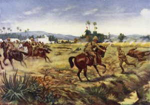 Il Soldato Charles Hull che Salva la Vita al Capitano G E D Learoyd, Hafiz Kor, Frontiera Nord-Ovest, India, 5 Settembre 1915