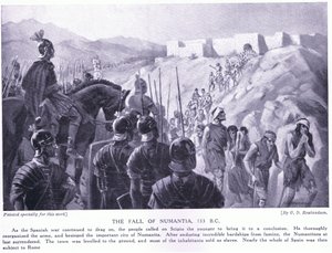 La caduta di Numanzia 133 a.C.
