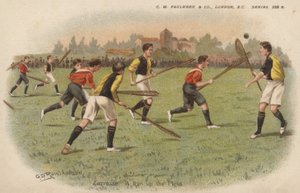Lacrosse da George Derville after Rowlandson